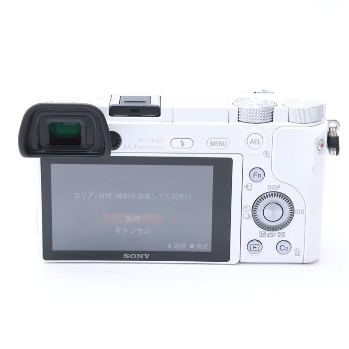美品】SONY α6000 ボディILCE-6000 ホワイト 中古：B(並品)】ソニー