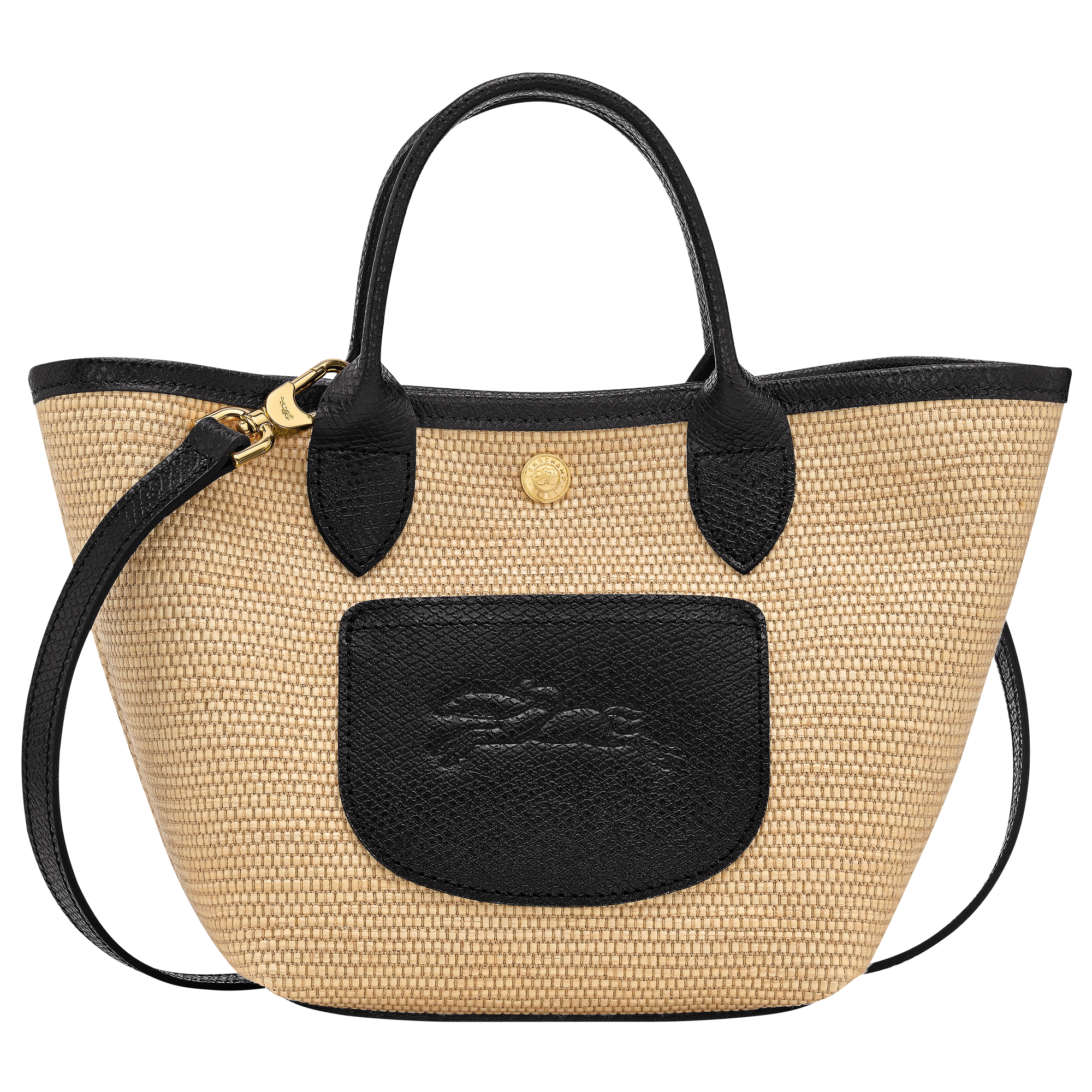 Le Pliage Collection XS Basket bag Black - Canvas | Longchamp US