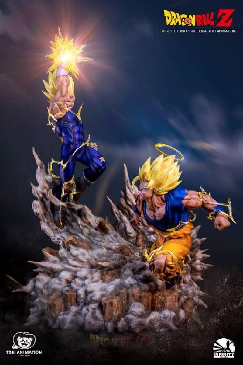 ガレージキット ドラゴンボール 孫悟空vsベジータ 版権あり