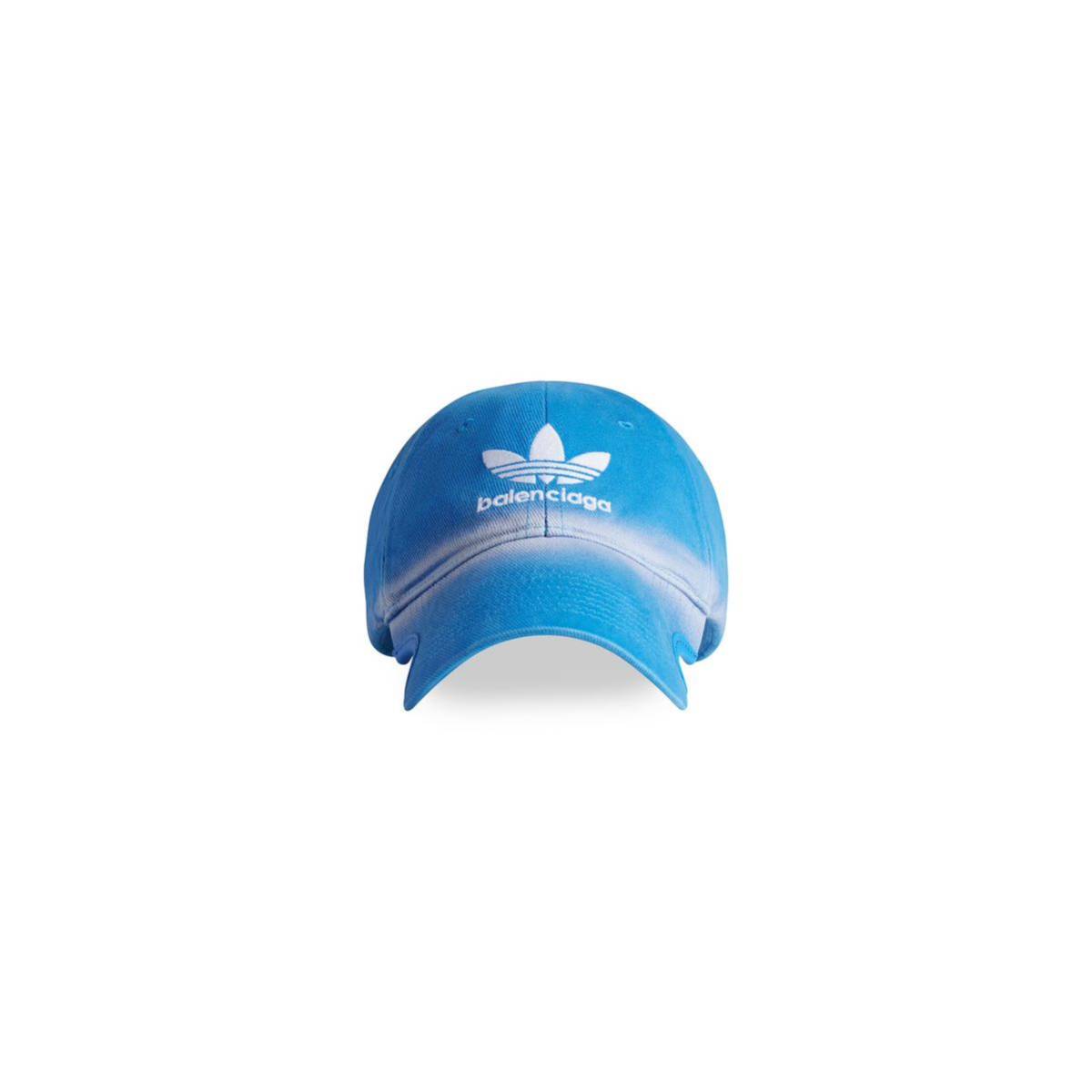 新品未使用 タグ付き レシートあり BALENCIAGA / ADIDAS CAP ブルー L