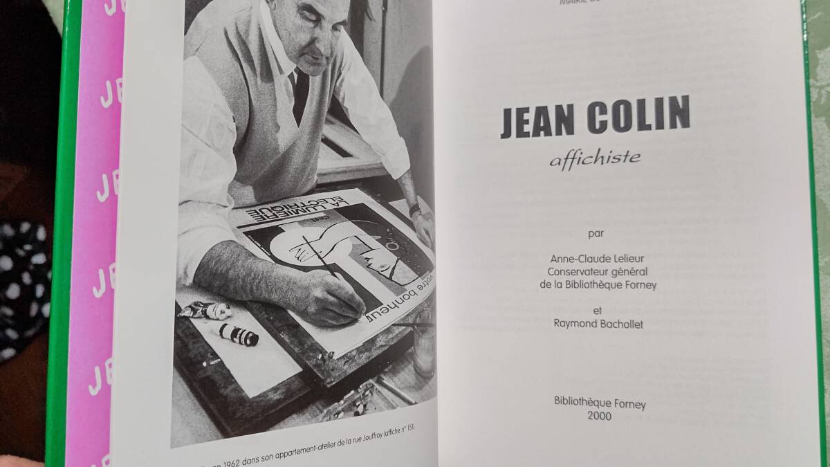 JEAN COLIN : AFFICHISTE ジャンコラン画集 JEAN COLIN : AFFICHISTE