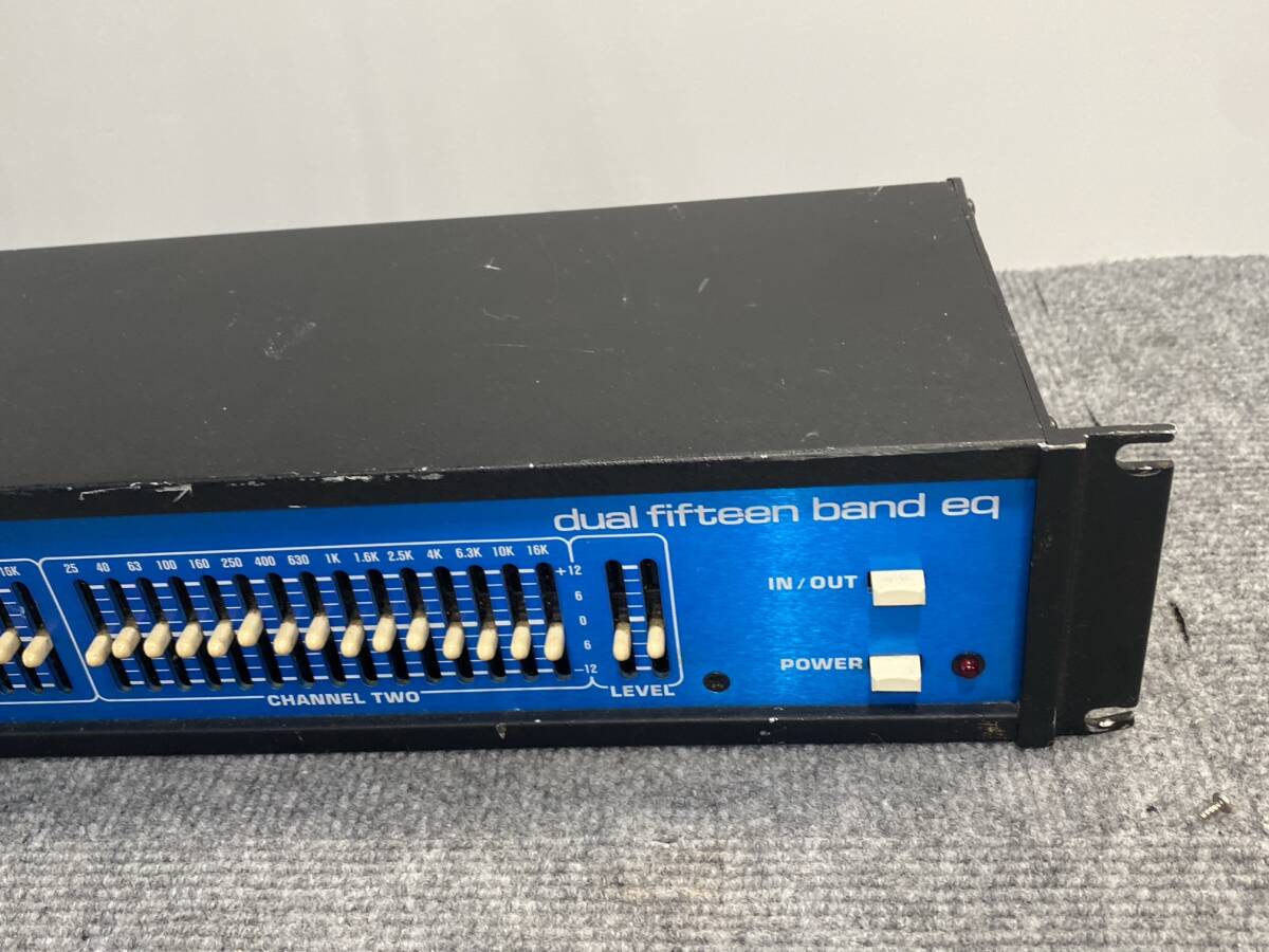MXR dual fifteen band EQ イコライザー