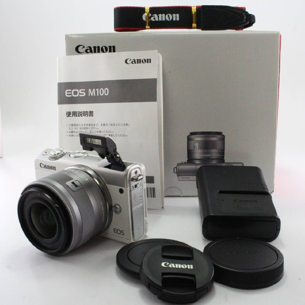 CANON EOS M100 EF-M15-45 IS STM レンズキット [ブラック