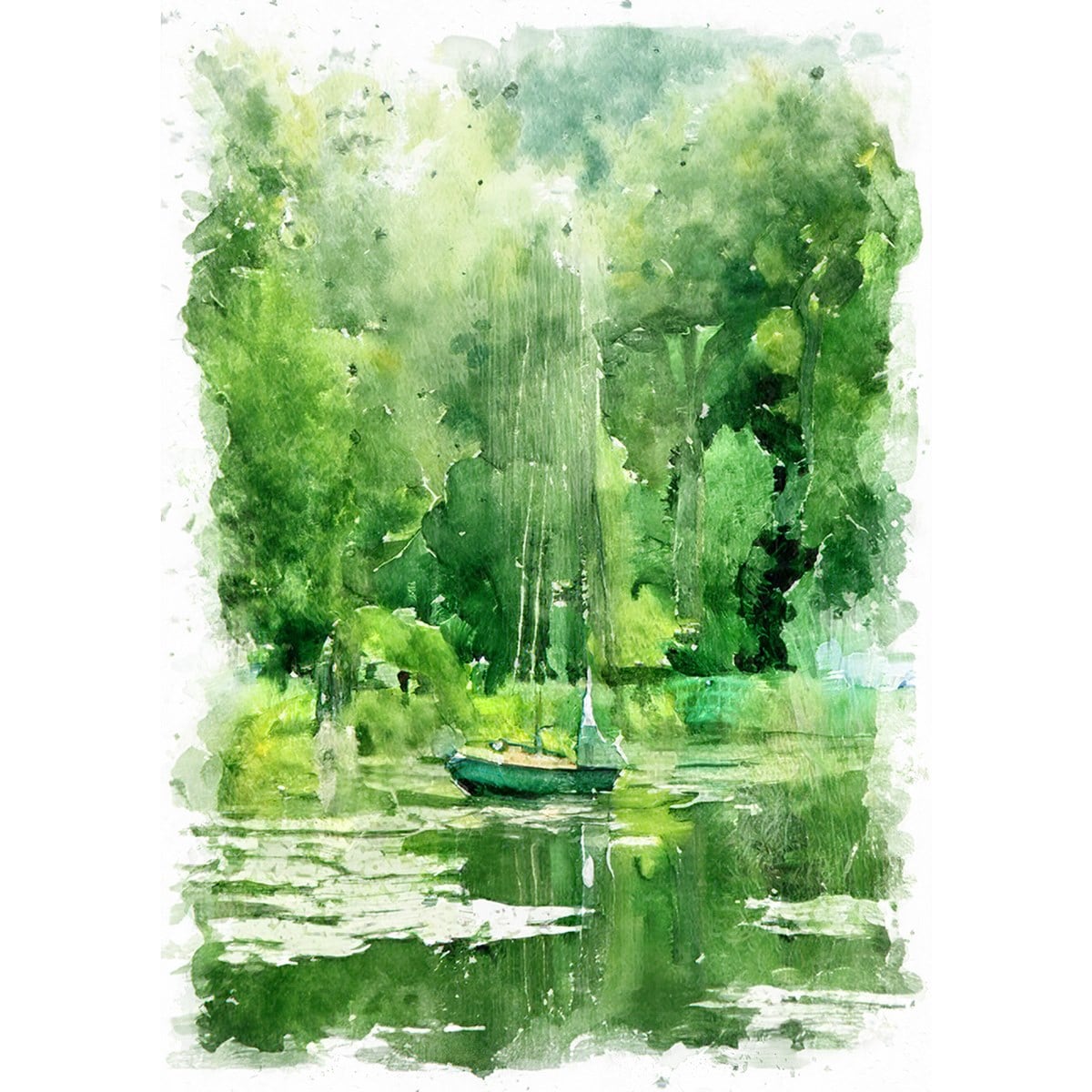 油絵 菅家令子 絵 絵画インテリア額付(青緑＋金色の枠)F4-070502人物女