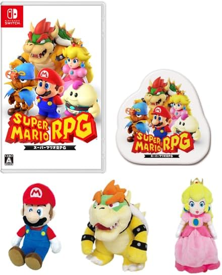 スーパーマリオRPG -Switch + マリオ・ピーチ・クッパぬいぐるみ