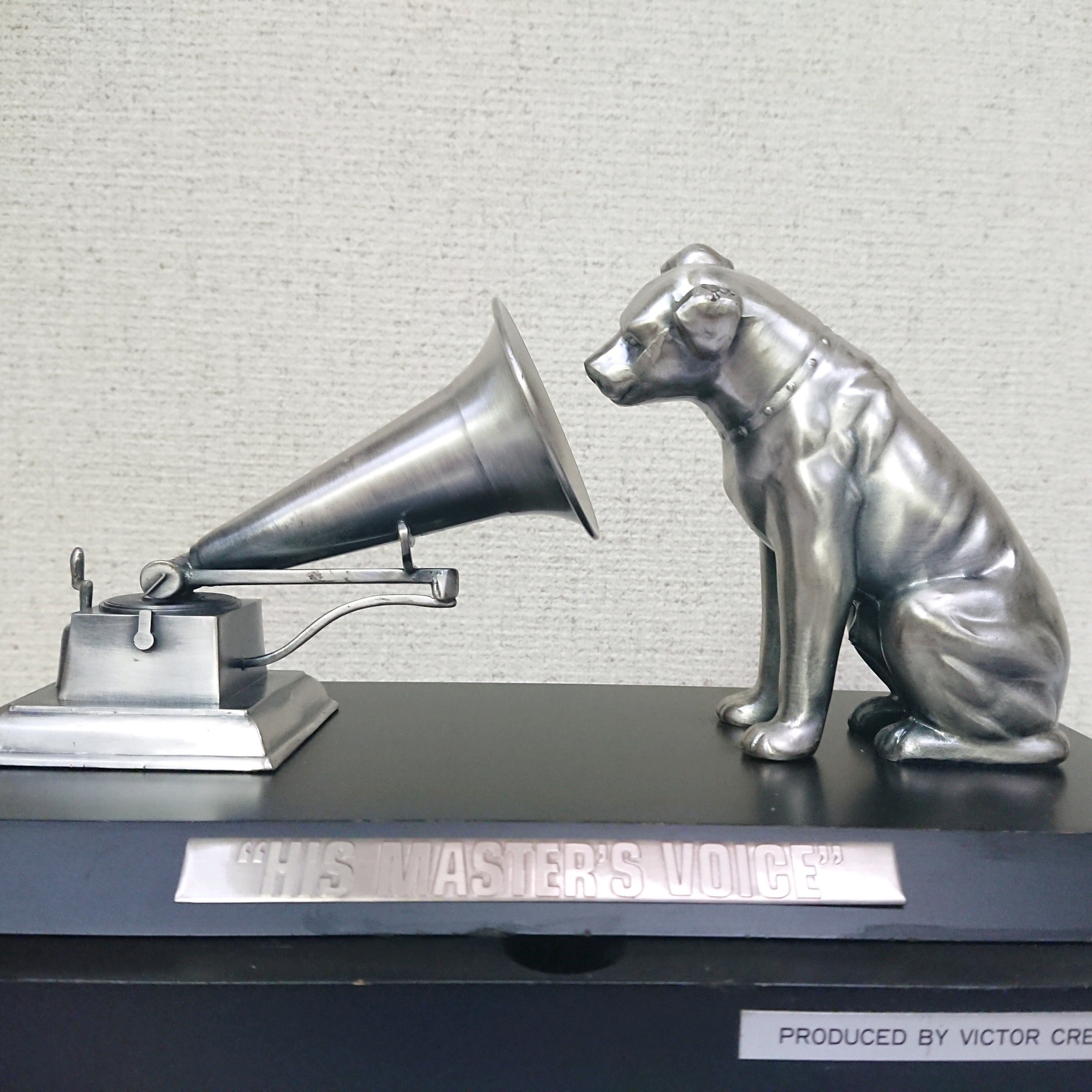 VICTOR ”His Master's Voice”オブジェ ビクター犬 オリジナル高級