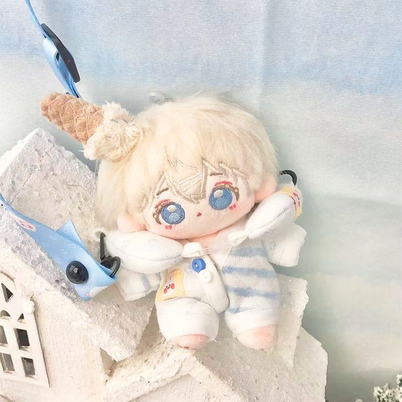 10CM ちびぬいぐるみ 本体 ぬいぐるみ 無属性 スケルトン 骨 アイス