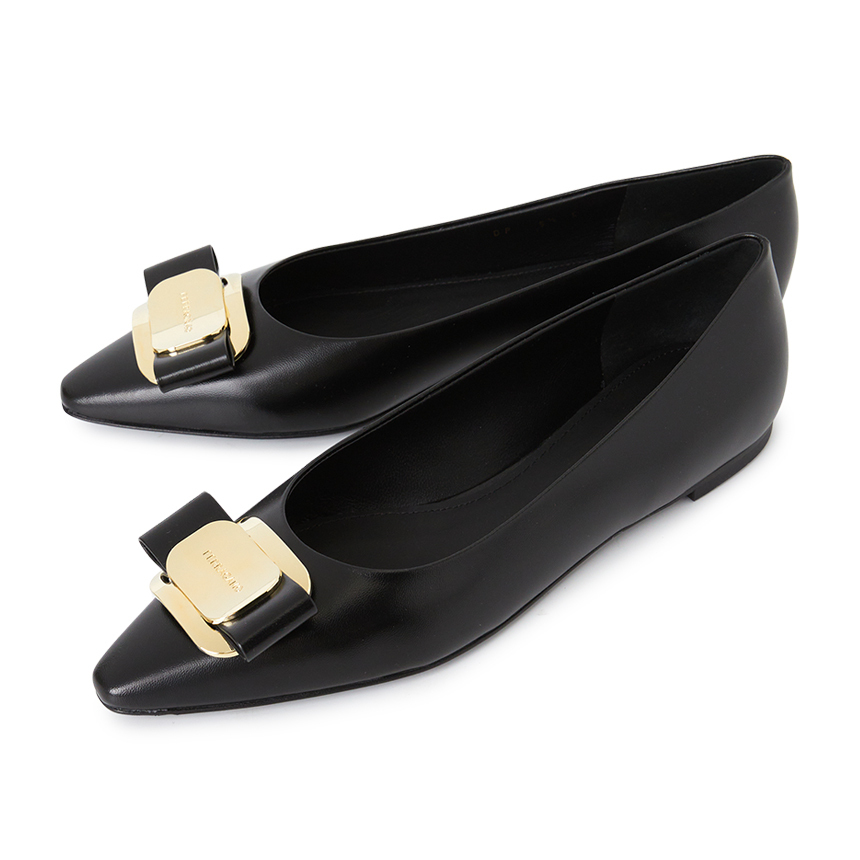 フェラガモ レディース フラットシューズ ZEA NERO 0768694 (FERRAGAMO