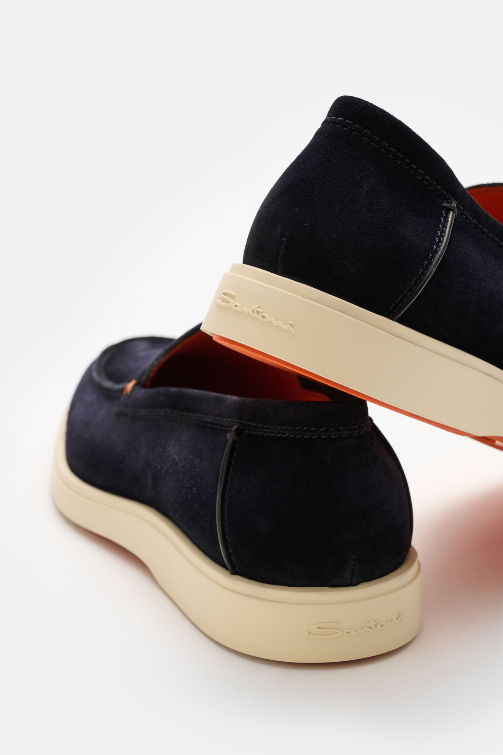 SANTONI loafers 'Detroit' navy | BRAUN Hamburg