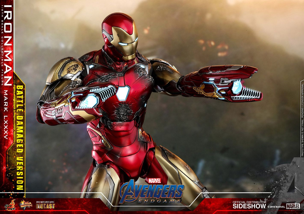 Marvel Avenger's Endgame IRON MAN MARK LXXXV MK85(Battle Damaged