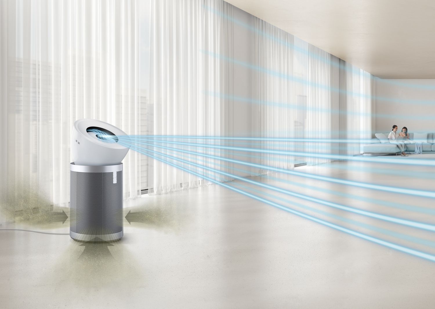 Dyson Purifier Big+Quiet 空気清浄機 ホワイト / シルバー (BP02 WS