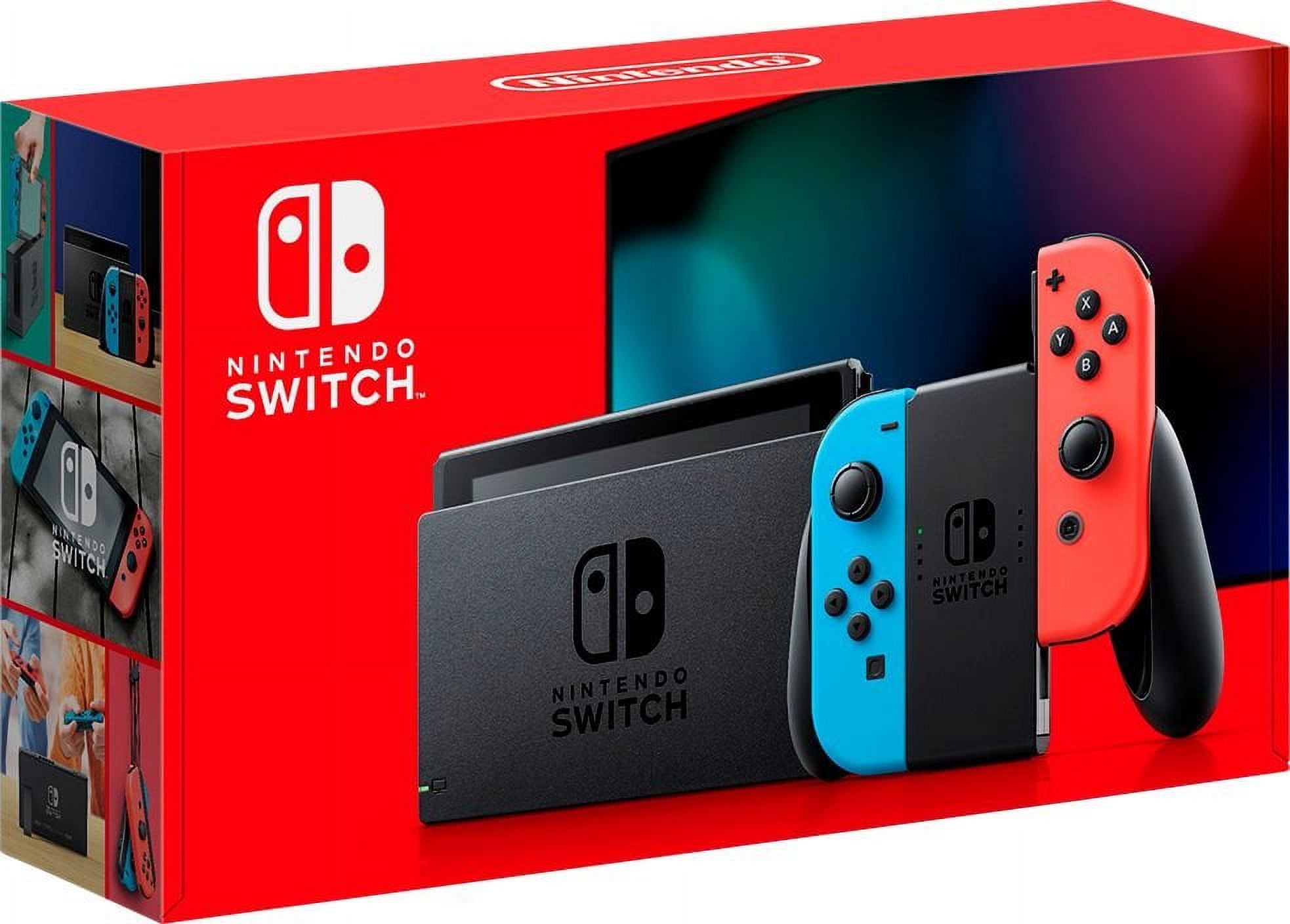 Nintendo Switch Console, Neon Blue and Red Joy-Con, Portable Home