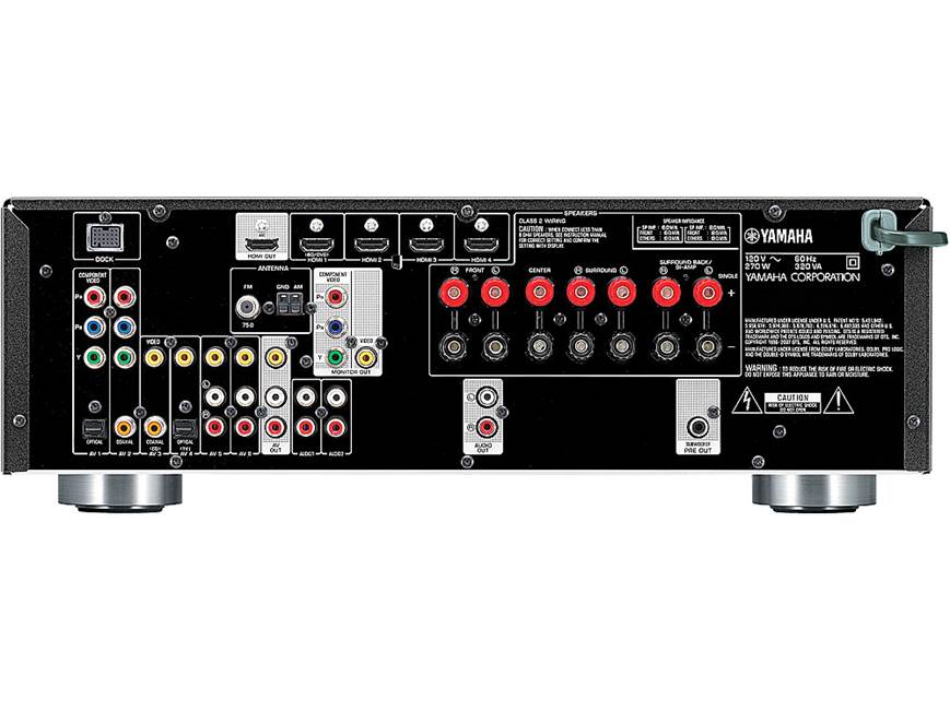 Yamaha RX-V567 Home theater receiver with 3D-ready HDMI switching