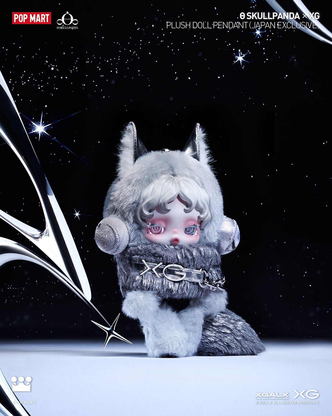 XG、人気アートトイ「SKULLPANDA（スカルパンダ）」と日本限定コラボ