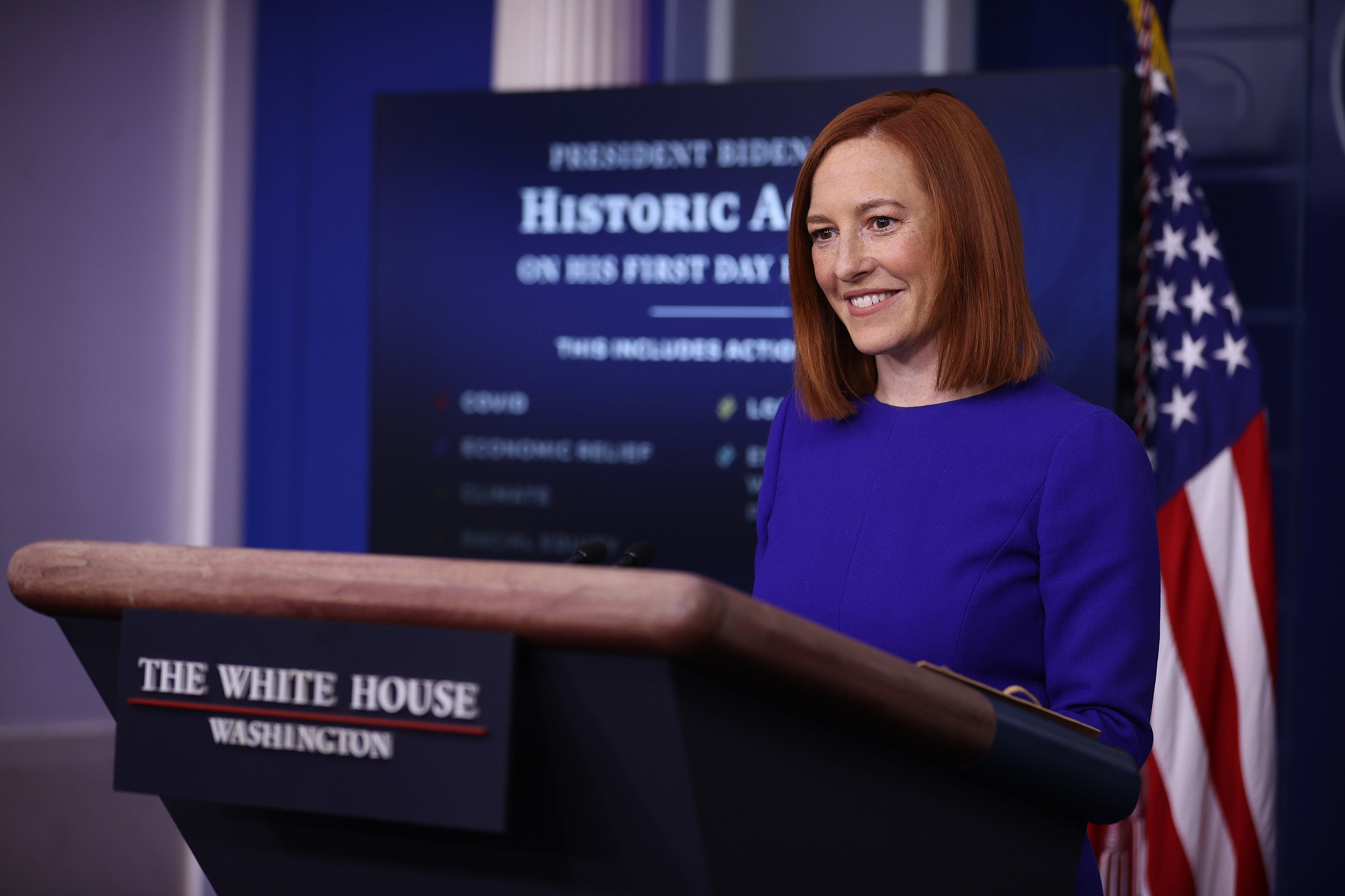 The First Biden White House Briefing Reversed The Trump Era