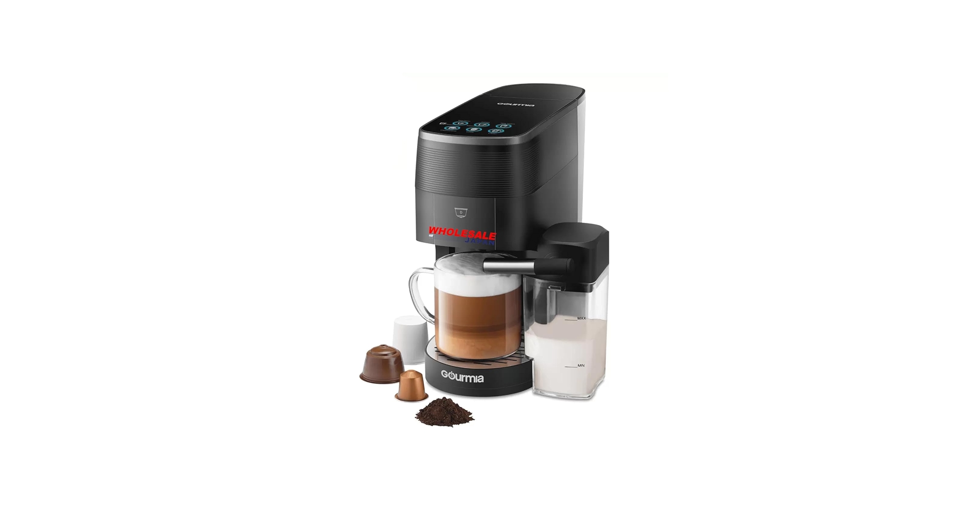 新品未使用】GOURMIAコーヒーマシーン（4-in-1・マルチカプセル対応