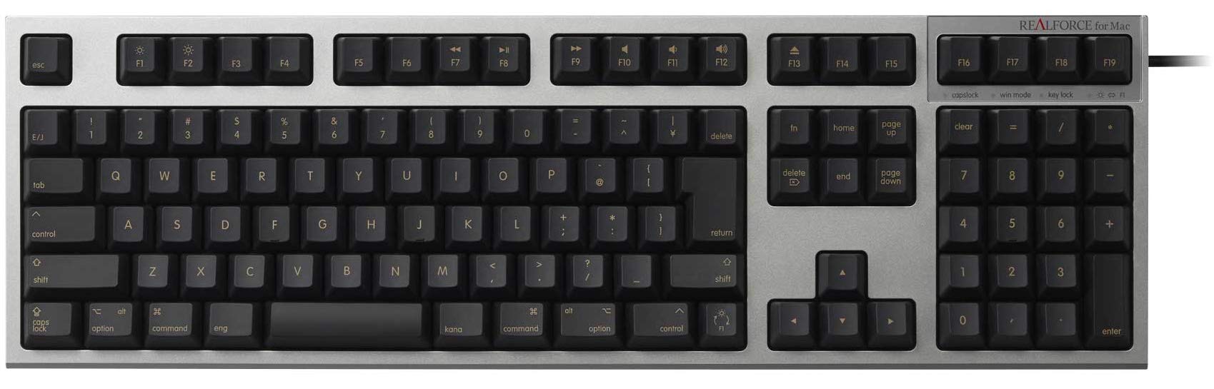 Amazon.co.jp: 東プレ REALFORCE for Mac キーボード 日本語配列114