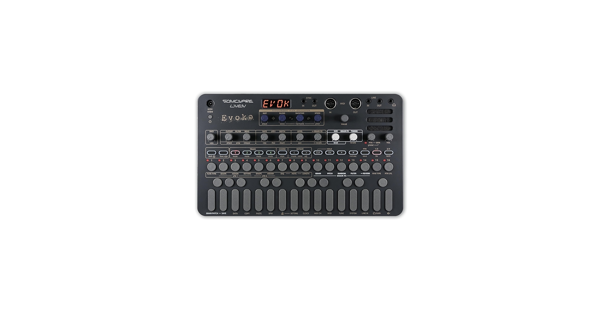 Amazon.com: Sonicware Liven Evoke [Acoustronic Synthesizer with