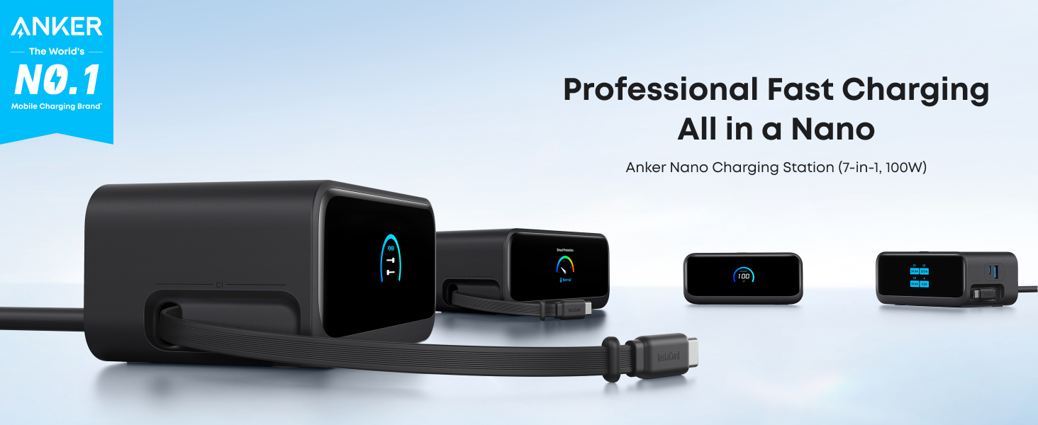 Anker Nano Charging Station (7-in-1, 100W) - Anker Canada