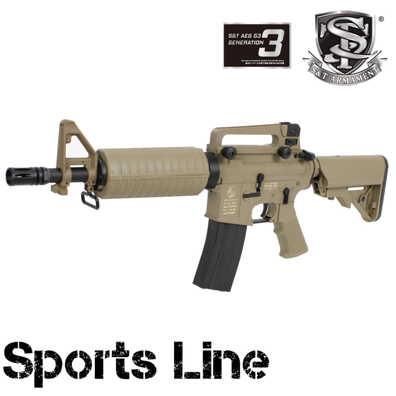 S&T M4 CQB スポーツライン G3電動ガン DE（電子トリガーシステム搭載