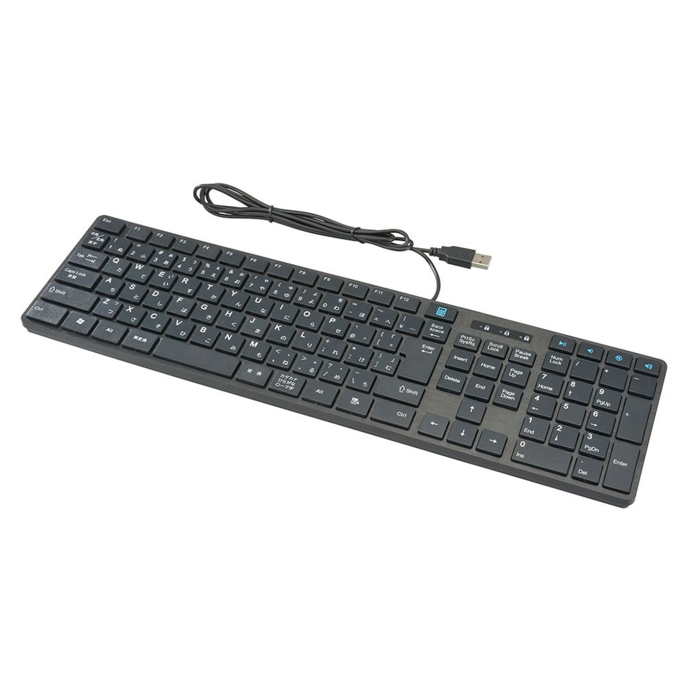PCGEAR 有線USBキーボード ブラック｜PC-SKC41 K 01-3514｜通販なら