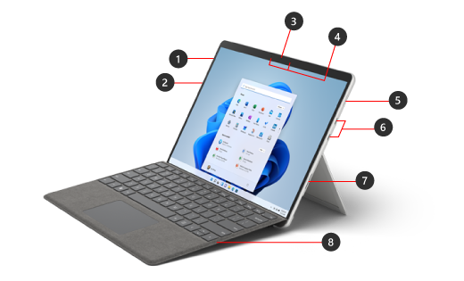 Surface Pro 8 features and specs - Microsoft Support