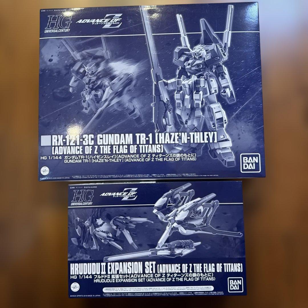 HG ガンダムTR-1 &フルドド セット一部難あり A.O.Z』のガンプラ「HG ガンダムTR-1［ヘイズル改］＆ガンダムTR-6用