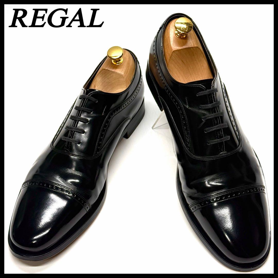 REGAL ストレートチップ 41YR ビジネスシューズ ブラック フォーマル REGAL（リーガル） 爆買 靴 メンズ フォーマル 紳士靴 内羽根