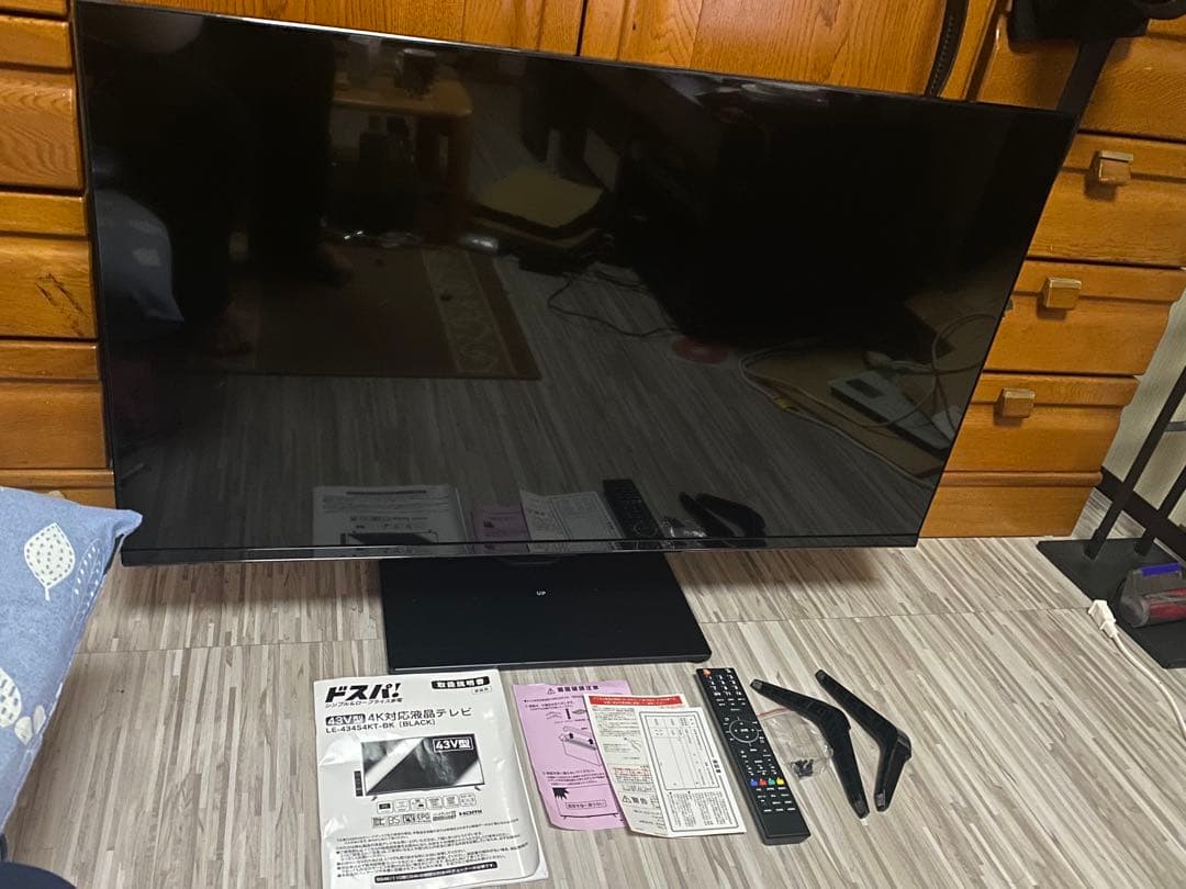 ドンキホーテオリジナル 4K対応43型液晶テレビ LE-434S4KT-BK 家電・PC・スマホ AV家電 輸入中型TV(33～45型) | LE-434S4KT-BK