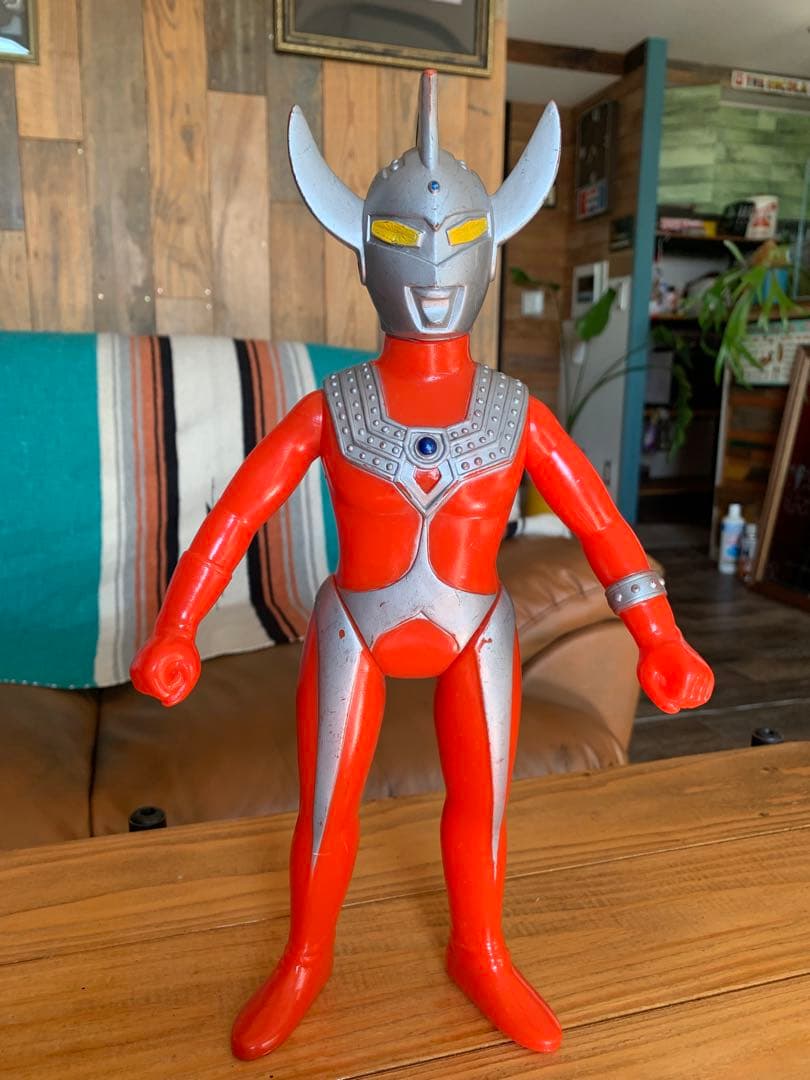 ポピーグレートザウルス　ウルトラマンタロウ　当時物ソフビ ポピー製】ウルトラマンタロウ ソフビフィギュア/昭和レトロ当時物12