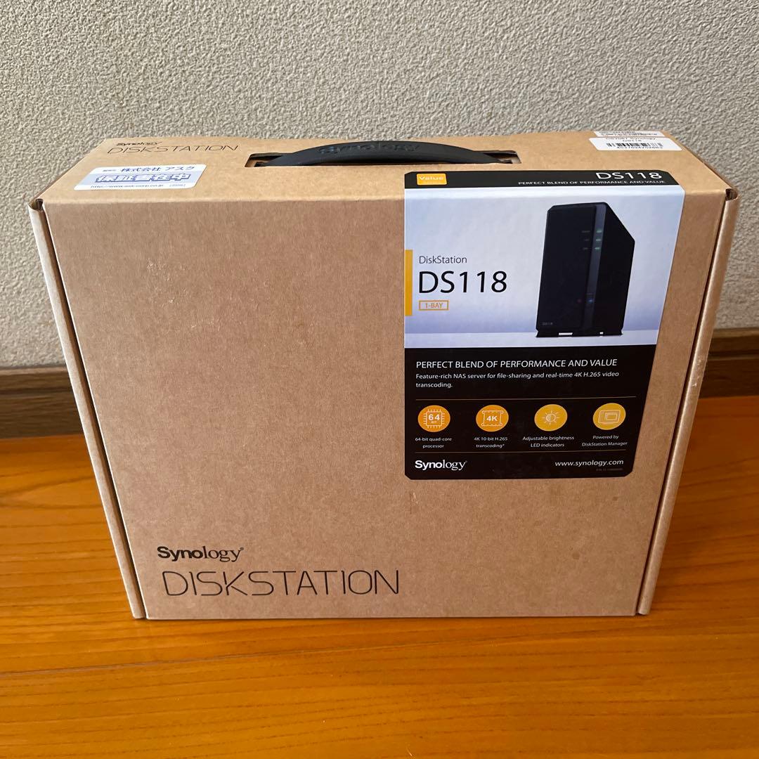 外付けハードディスク・ドライブ Synology DS118 NAS Synology DS118