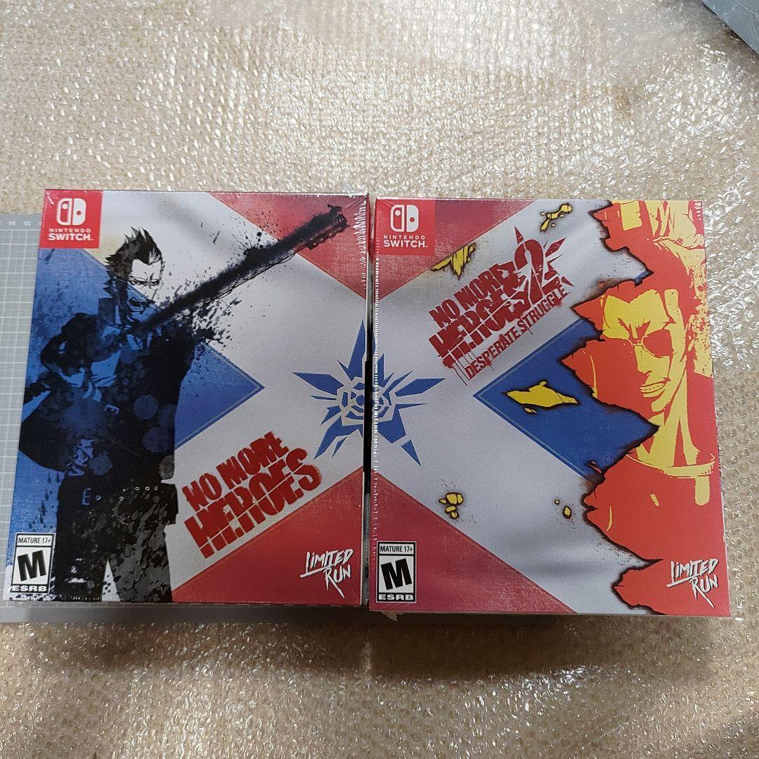 ノーモアヒーローズ1&2 海外限定版　Nintendo Switch ノーモア☆ヒーローズ＆ノーモア☆ヒーローズ2 デスパレート