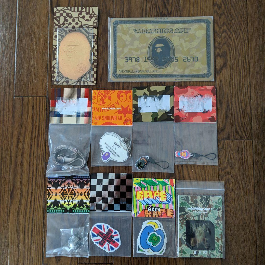 ★APE エイプ ゴールドカード柄マウスパッド他 会員限定グッズ 10点セット★ BAPE Mouse Pad Gold membership card – Designstoresyd