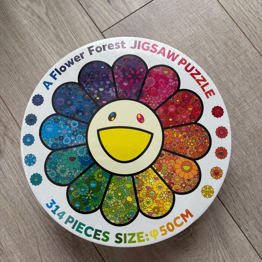 村上隆 フラワー ジグソーパズル 新品未開封 新作】村上隆 A Flower Forest Jigsaw Puzzle フラワー型
